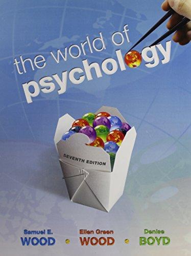 Book World of Psychology, The (Paperback) with MyLab Psychology  with eText (7th Edition) free