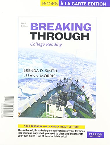 Book Breaking Through: Books a La Carte free
