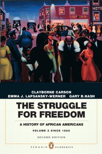 Book The Struggle for Freedom: A History of African Americans, Concise Edition, Volume 2 (Penguin Academic Series) (2nd Edition) free