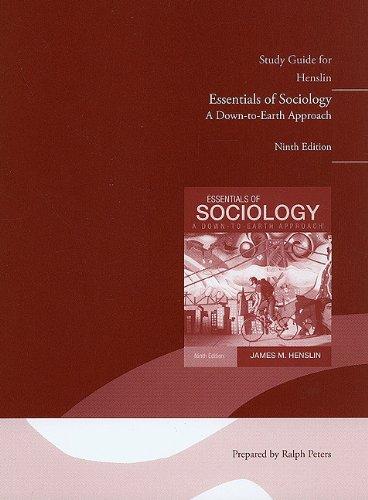 Book Study Guide for Essentials of Sociology, A Down-To-Earth Approach free