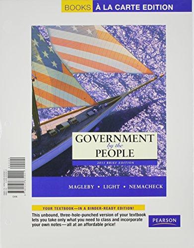 Book Government by the People, Brief Edition, Books a la Carte Plus MyPoliSciLab -- Access Card Package (9th Edition) free