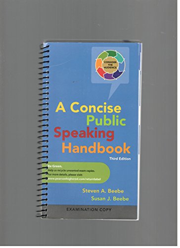 Book A Concise Public Speaking Handbook, Third Edition, Examination Copy free