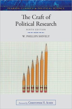 Book The Craft of Political Research (9th Edition) (Pearson Classics in Political Science) free