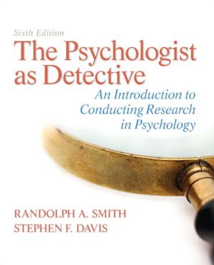 Book The Psychologist as Detective: An Introduction to Conducting Research in Psychology (6th Edition) free