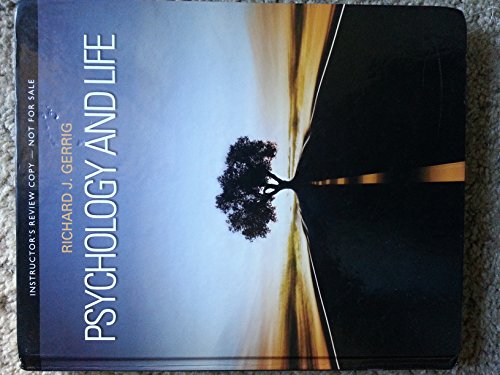 Book Psychology and Life (20th Edition) Instructor's Edition free