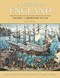 Book A History of England, Volume 1: Prehistory to 1714 free