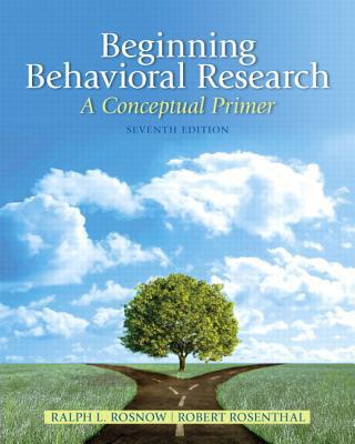 Book Beginning Behavioral Research: A Conceptual Primer free
