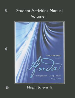 Book Student Activities Manual for ¡Anda! Curso intermedio, Volume 1 free