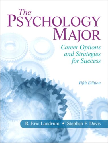 Book The Psychology Major: Career Options and Strategies for Success (2-downloads) free