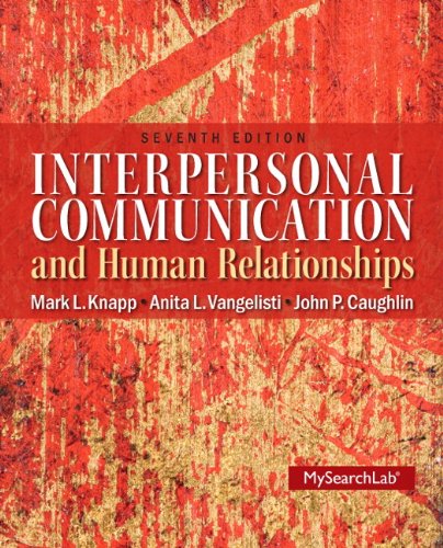 Book Interpersonal Communication & Human Relationships Plus MySearchLab with eText -- Access Card Package (7th Edition) free