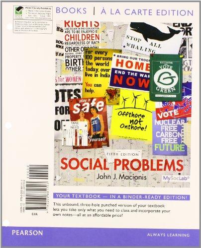 Book Social Problems, Books a la Carte Plus NEW MySocLab with eText -- Access Card Package (5th Edition) free