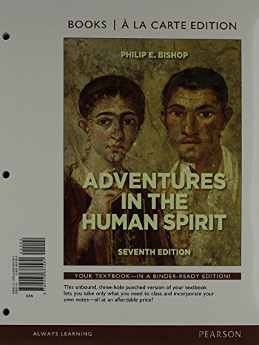 Book Adventures in the Human Spirit, Books a la Carte Plus NEW MyLab Arts with eText -- Access Card Package free