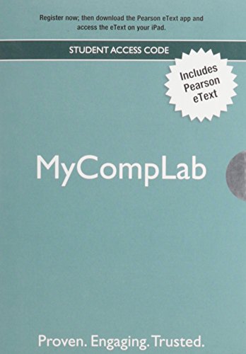 Book Mycomplab With Pearson Etext Access Code free