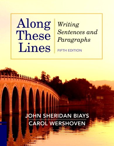 Book Along These Lines + Mywritinglab With Pearson Etext: Writing Sentences and Paragraphs free
