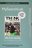 Book Mysearchlab With Pearson Etext -- Standalone Access Card -- For Think Public Speaking free