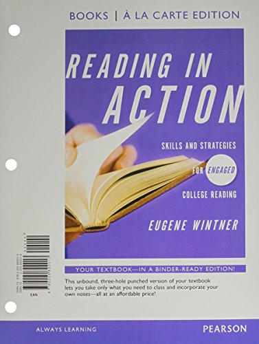 Book Reading In Action, Books A La Carte Plus Myreadinglab With Etext -- Access Card Package free