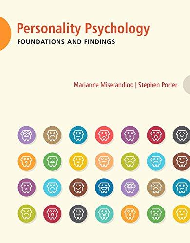 Book Personality Psychology: Foundation and Findings - Candian Edition free