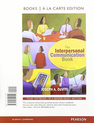 Book The Interpersonal Communication Book free