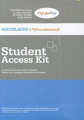 Book Accuplacer/myfoundationslab Plus Without Pearson Etext -- Standalone Access Card (12-month Access) free