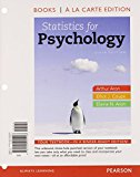 Book Statistics for Psychology, Books a la Carte Edition free