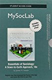 Book Essentials of Sociology Printed Access Code: A Down-to-Earth Approach: Includes Pearson eText free