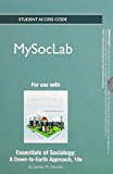 Book Essentials of Sociology MySocLab Access Code free