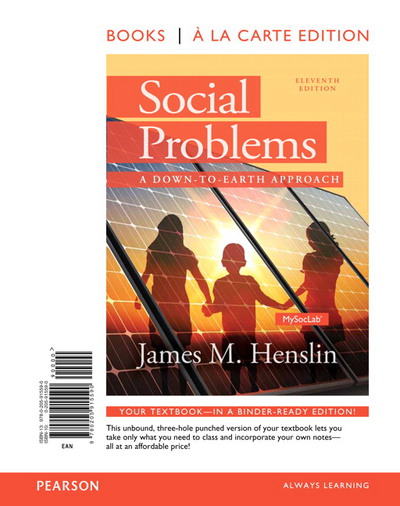 Book Social Problems: A Down to Earth Approach, Books a la Carte (11th Edition) free