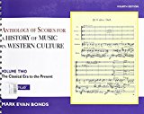 Book Anthology of Scores Volume II for History of Music in Western Culture free