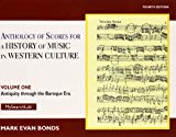 Book Anthology of Scores Volume I for History of Music in Western Culture free