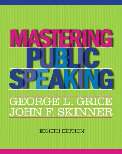 Book Mastering Public Speaking + New MyCommunicationlab includes Pearson eText Access Code free