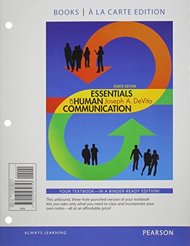 Book Essentials of Human Communication free