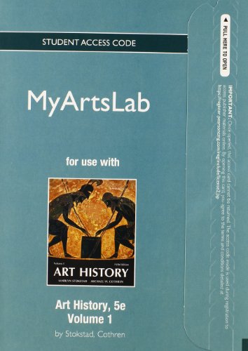 Book New Myartslab Without Pearson Etext -- Standalone Access Card -- For Art History, Volume 1 (5th Edition) free