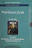 Book New Myhistorylab -- Standalone Access Card -- For The West free