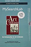 Book An  Mysearchlab with Pearson Etext -- Standalone Access Card -- For Introduction to Art Criticism free