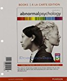 Book Abnormal Psychology, Books A La Carte Edition (16th Edition) free