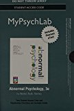 Book NEW MyPsychLab with Pearson eText -- Standalone Access Code -- for Abnormal Psychology (3rd Edition) free