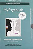 Book NEW MyLab Psychology with Pearson eText -- Standalone Access Card -- for Abnormal Psychology (8th Edition) free