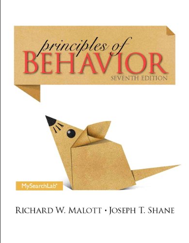 Book Principles of Behavior Plus MySearchLab with Pearson eText -- Access Card Package (7th Edition) free