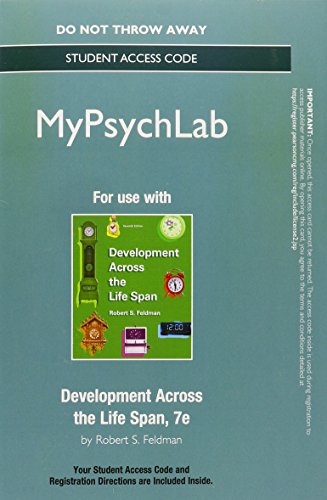 Book NEW MyPsychLab without Pearson eText -- Standalone Access Card -- for Development Across the Life Span (7th Edition) free