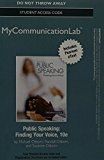 Book NEW MyLab Communication with Pearson eText --Standalone Access Card-- for Public Speaking (10th Edition) free