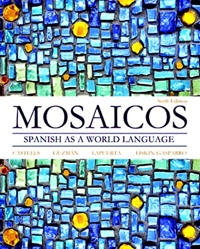 Book Mosaicos: Spanish as a World Langauge (2-downloads) free
