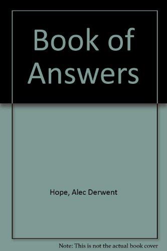 Book A Book Of Answers free