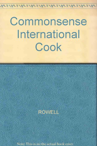 Book Commonsense International Cook free