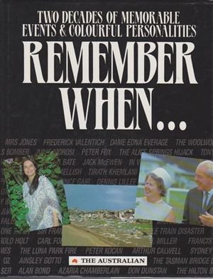 Book Remember when--: Two decades of memorable events & colourful personalities free