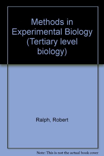 Book Methods In Experimental Biology free
