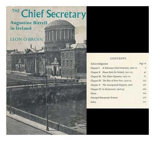 Book The Chief Secretary;: Augustine Birrell In Ireland free