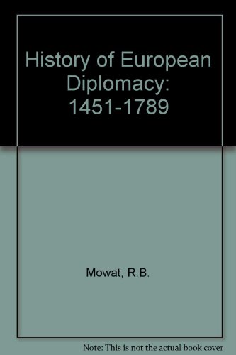 Book A history of European diplomacy, 1451-1789 free