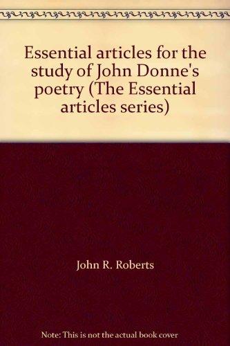 Book Essential articles for the study of John Donne's poetry (The Essential articles series) free