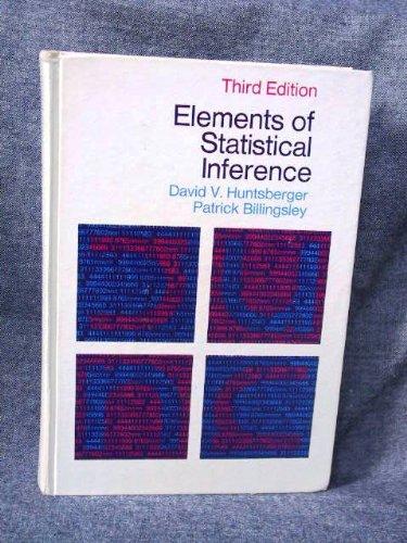 Book Elements of Statistical Inference 3ED free