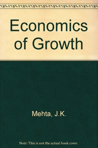 Book Economics Of Growth free